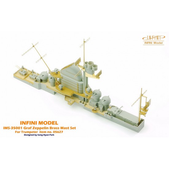 1/350 DKM Graf Zeppelin Brass Mast set