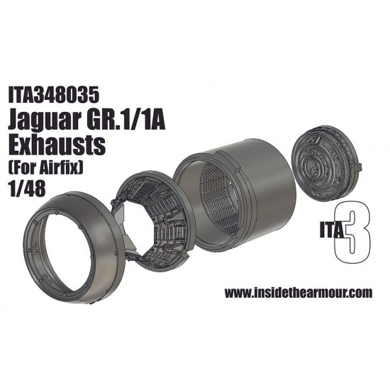 1/48 Jaguar Gr.1/1a Exhausts for Airfix kit