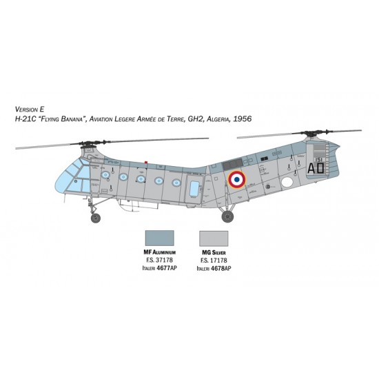 1/48 H-21C Flying Banana Gunship 1/48 H-21C Flying Banana Gunship