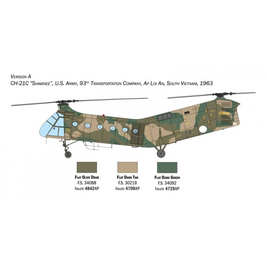 1/48 H-21C Flying Banana Gunship 1/48 H-21C Flying Banana Gunship