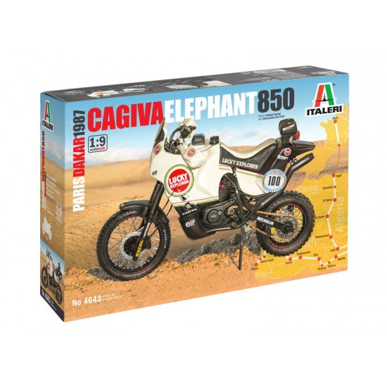 1/9 Cagiva Elephant 850 Paris-Dakar 1987