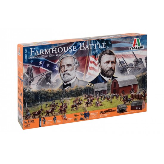 1/72 American Civil War - Farmhouse Battle Set 1864