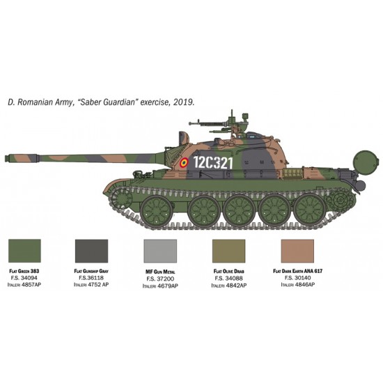 1/72 Soviet T-55 Main Battle Tank