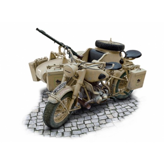 1/9 BMW R75 German Military Motorcycle with Sidecar 1/9 BMW R75 German Military Motorcycle with Sidecar