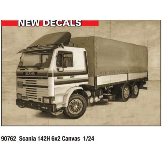 1/24 Scania 142H 6x2 Canvas Truck 1/24 Scania 142H 6x2 Canvas Truck