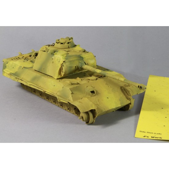 Airbrush Camo-Mask for 1/35 German Panther Camouflage Scheme 1