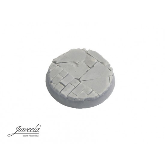 Bases (5pcs, dia.25mm), Bricks & Plates w/Loose Material for 28mm Scale