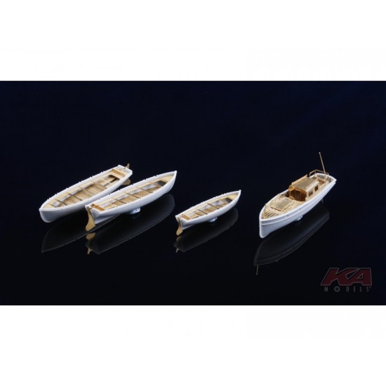 1/200 Bismarck Deluxe Super Detail Set for Trumpeter kit (incl. Wood Deck, Barrels, PEs..)