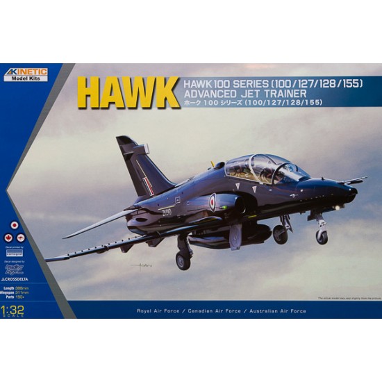 1/32 BAe Hawk 100 Series (100/127/128/155) Advanced Jet Trainer w/Markings for RAF,CAF&RAAF