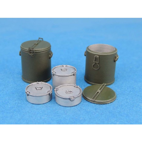 1/35 WWII M1941 Food Container set (Closedx8/Openx2)