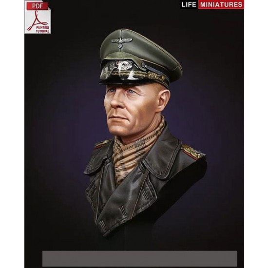 1/10 Beginners Series - Rommel The Desert Fox Resin Bust