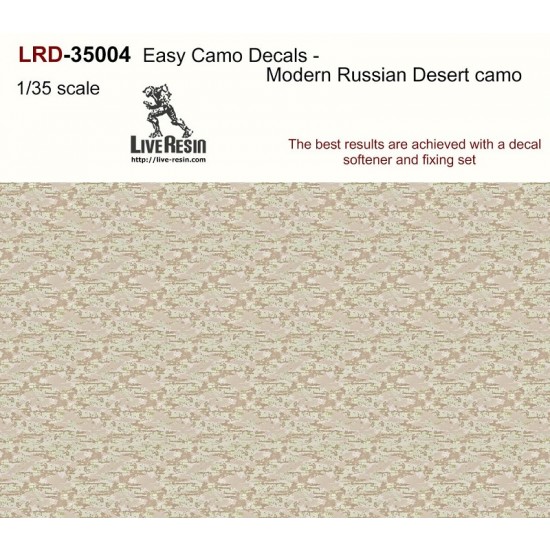 1/35 Easy Camo Decals - Modern Russian Tropical Camo