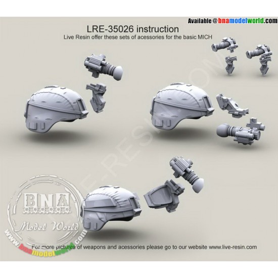 1/35 US Army NVG PVS 14 Monocular with Mounts 1/35 US Army NVG PVS 14 Monocular with Mounts