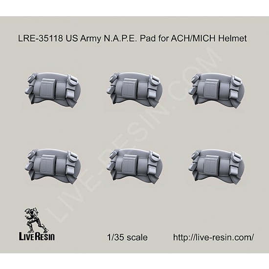 1/35 US Army NAPE Pads for ACH/MICH Helmets