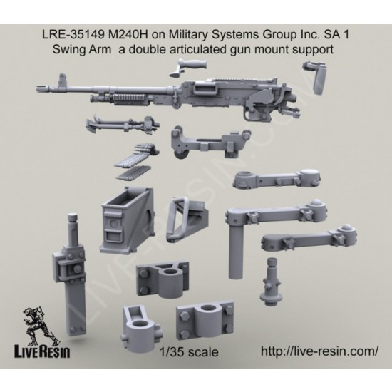 1/35 M240H on Military Systems Group Inc. SA 1 Swing Arm