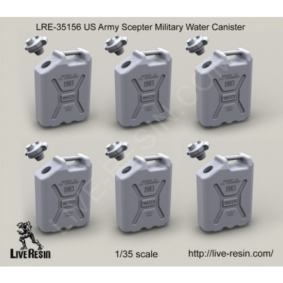 1/35 US Army Scepter Military Water Canisters (6pcs)