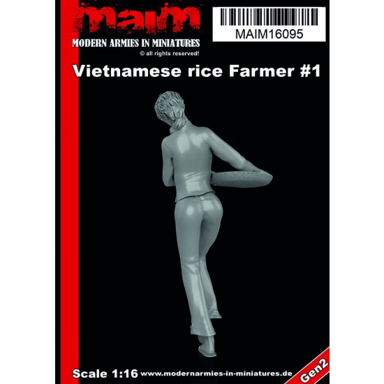 1/16 Vietnamese Woman with Rice Basket