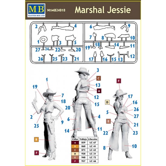 1/24 Marshal Jessie (1 Female Figure)