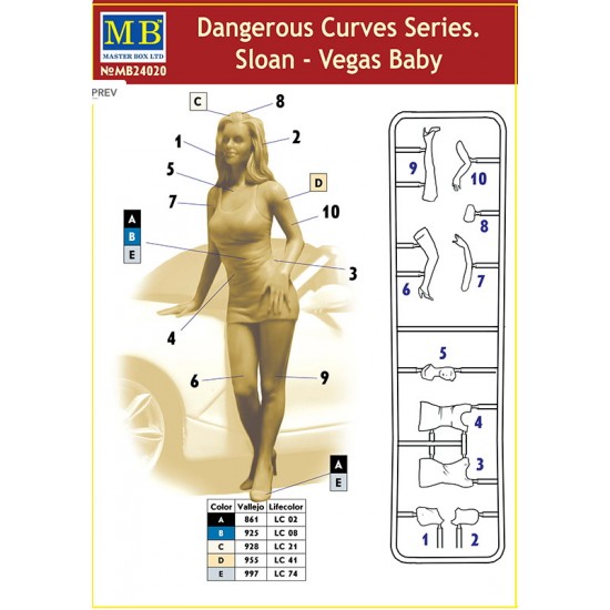 1/24 Dangerous Curves Series - Sloan - Vegas Baby