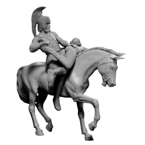 1/24 Ancient Greek Myths Series - Trophy (1 warrior, 1 nymph & 1 horse)