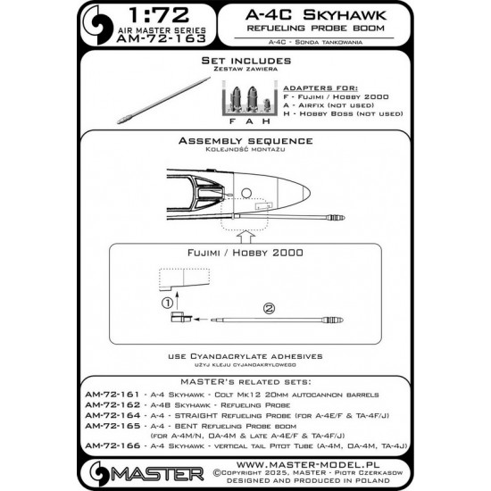 1/72 A-4C Skyhawk Refueling Probe Boom 1/72 A-4C Skyhawk Refueling Probe Boom