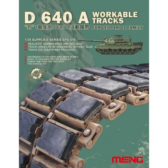 1/35 D 640 A Workable Tracks for Leopard 1 Family