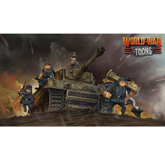 World War Toons - German Heavy Tank Tiger I (11 x 9 x 7cm) [Q Version]