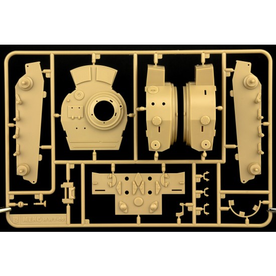 World War Toons - German Heavy Tank Tiger I (11 x 9 x 7cm) [Q Version]