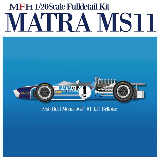 1/20 Full Detail Kit: MATRA MS11 Ver.A 1968 Rd.3 Monaco GP 1/20 Full Detail Kit: MATRA MS11 Ver.A 1968 Rd.3 Monaco GP