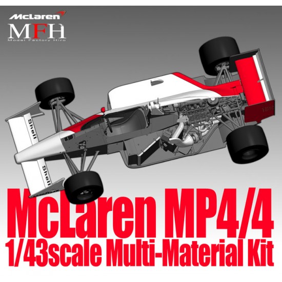 1/43 Multi-Material Kit: McLaren MP4/4 Ver.C 88 #12 Ayrton Senna