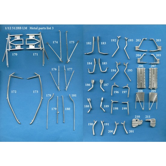 1/12 Full Detail kit - Ferrari 512BB LM Ver.D: 1980 LM Scuderia Bellancauto #79 1/12 Full Detail kit - Ferrari 512BB LM Ver.D: 1980 LM Scuderia Bellancauto #79