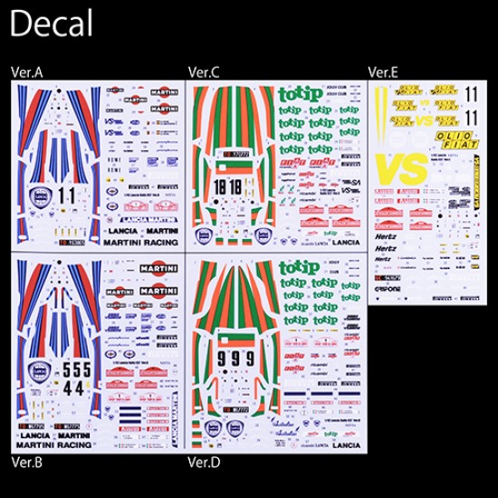 1/43 Multi-Material Kit: Rally 037 Ver.A Martini Racing 83 WRC Rd.1 Monte Carlo #1 1/43 Multi-Material Kit: Rally 037 Ver.A Martini Racing 83 WRC Rd.1 Monte Carlo #1