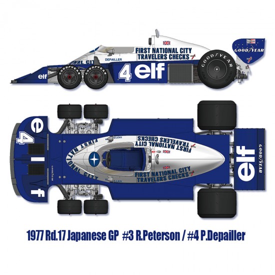 1/12 Tyrrell P34 (1977) Ver.A Rd.12 Austrian GP (Full Detail kit)