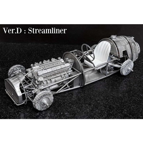 1/12 Full Detail Kit: Maserati 250F Ver.D Streamliner 1955 Rd.7 Italian GP #36 J.Behra