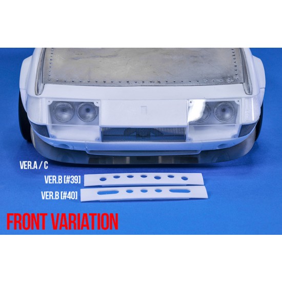 1/12 Full Detail Kit: Ferrari 365 GTB/4 Racing Ver.B 1973 LM 24h #39 #40 1/12 Full Detail Kit: Ferrari 365 GTB/4 Racing Ver.B 1973 LM 24h #39 #40