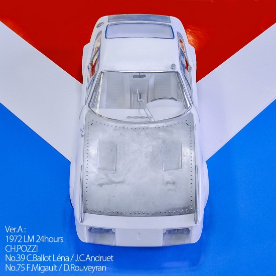 1/12 Full Detail Kit: Ferrari 365 GTB/4 Racing Ver.B 1973 LM 24h #39 #40 1/12 Full Detail Kit: Ferrari 365 GTB/4 Racing Ver.B 1973 LM 24h #39 #40