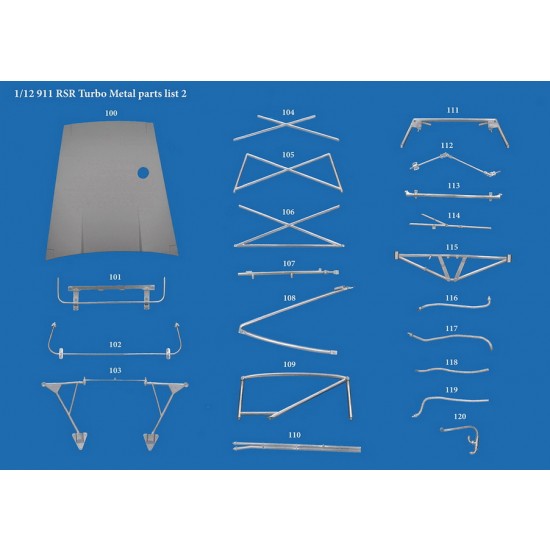 1/12 Multi-Material Kit: Porsche 911 Carrera RSR Turbo Ver.B 1974 LM 24hours No.21 1/12 Multi-Material Kit: Porsche 911 Carrera RSR Turbo Ver.B 1974 LM 24hours No.21