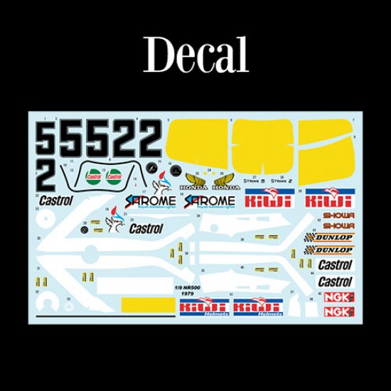 1/9 Full Detail Kit: Honda NR500 [NR1]