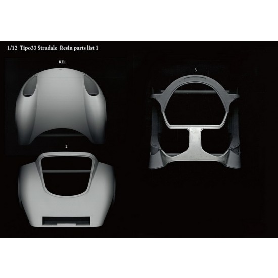 1/12 Full Detail Kit: Alfa Romeo Tipo33 Stradale