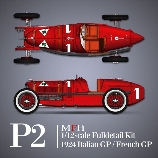 1/12 P2 1924 Italian GP #1 Antonio Ascari/French GP #10 Giuseppe Campari