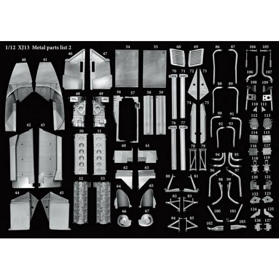 1/12 Full Detail Kit: Jaguar XJ13 Racing Car 1/12 Full Detail Kit: Jaguar XJ13 Racing Car