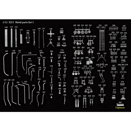 1/12 Full Detail Kit: Jaguar XJ13 Racing Car 1/12 Full Detail Kit: Jaguar XJ13 Racing Car