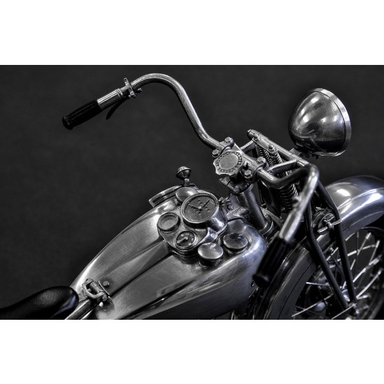 1/9 Crocker Hemi-Head 1936 Small Tank Motorcycle Full Detail Kit