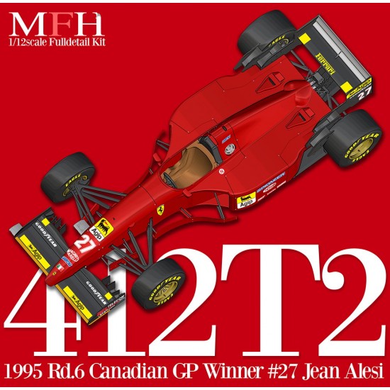 1/12 Ferrari 412T2 1995 Rd.6 Canadian GP Winner #27 Jean Alesi