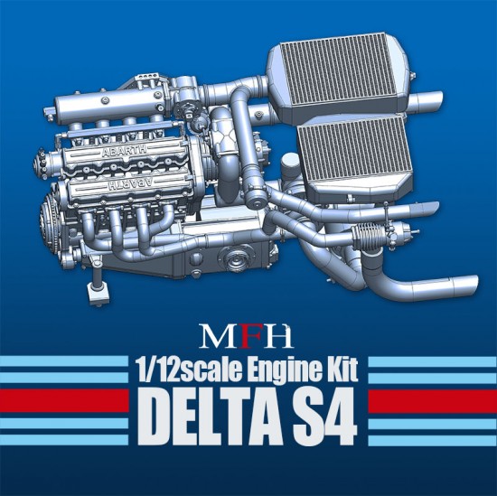 1/12 Lancia Delta S4 Engine kit