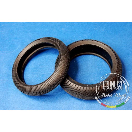 1/12 Bike Wet Tyre set for Tamiya kit (MotoGp Type M) 1/12 Bike Wet Tyre set for Tamiya kit (MotoGp Type M)