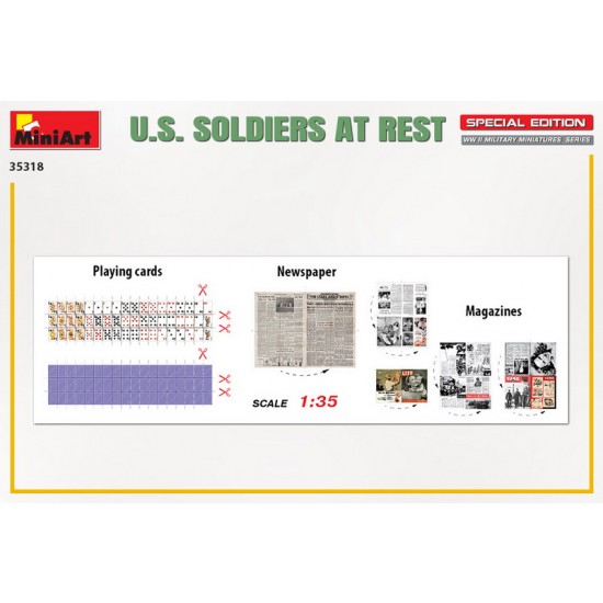 1/35 US Soldiers at Rest (5 figures) [Special Edition]