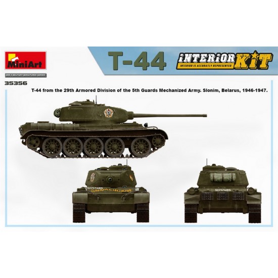 1/35 T-44 Medium Tank Interior Kit