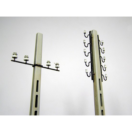 1/35 Concrete Telegraph Poles (Height: 200mm)