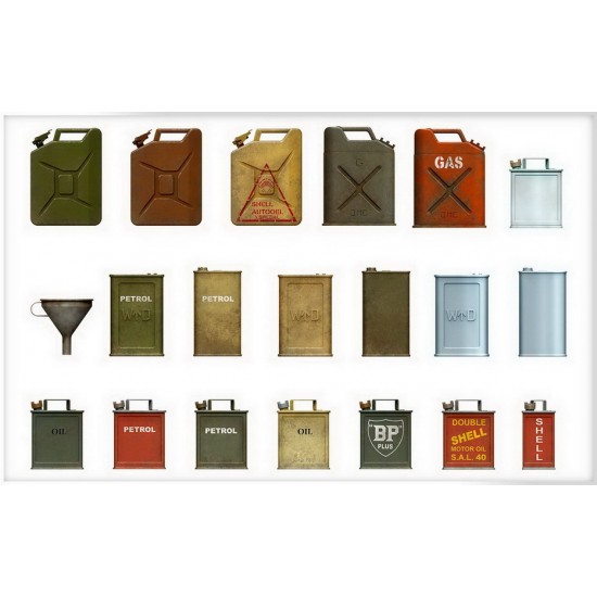 1/35 WWII Allies Jerry Cans Set (30 cans)